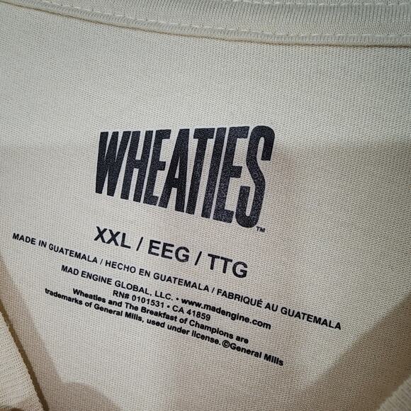 Wheaties ''Breakfast of champions'' men shirt size XXL - Picture 6 of 6